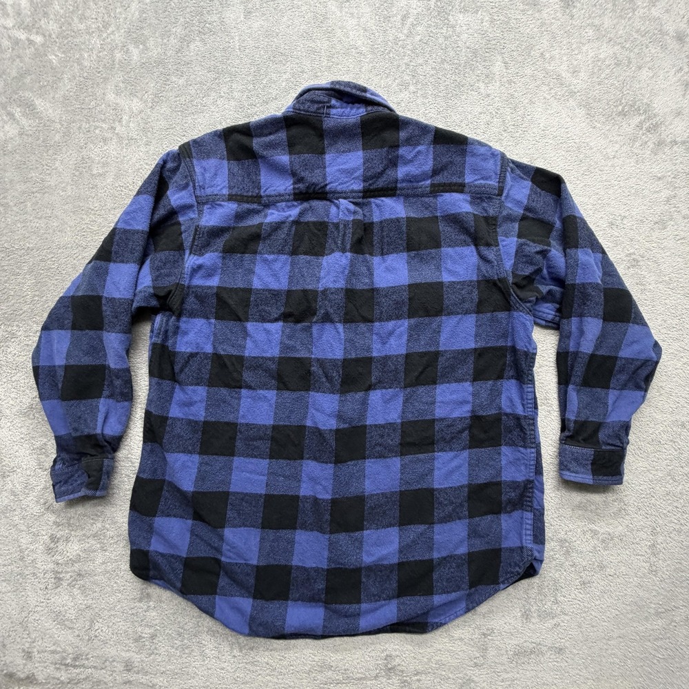 Field & Stream‎ Shirt Mens 2XL Blue Plaid Flannel Button Up Long Sleeve Casual - Picture 6 of 6